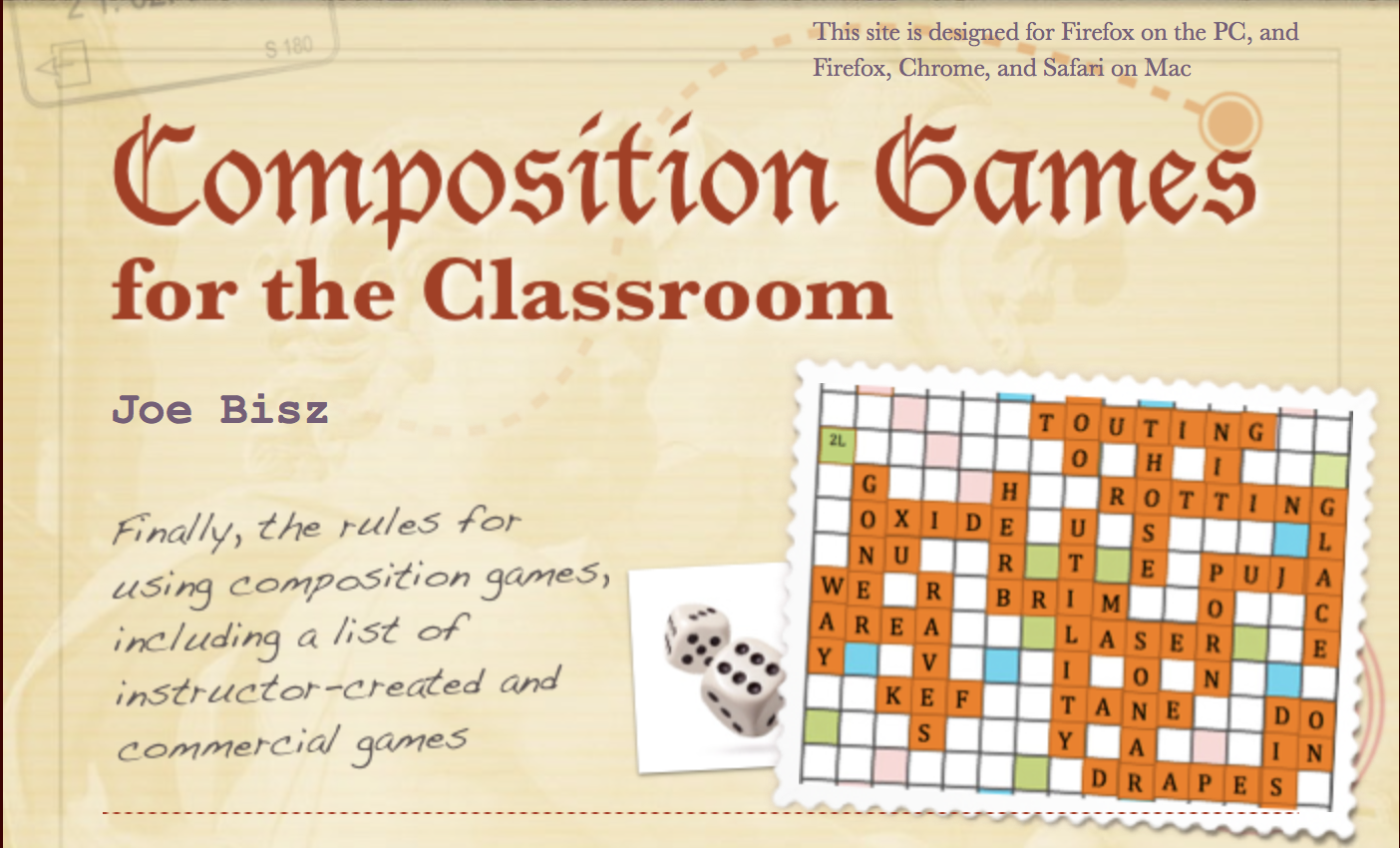 Composition Games for the Classroom-BannerCrop